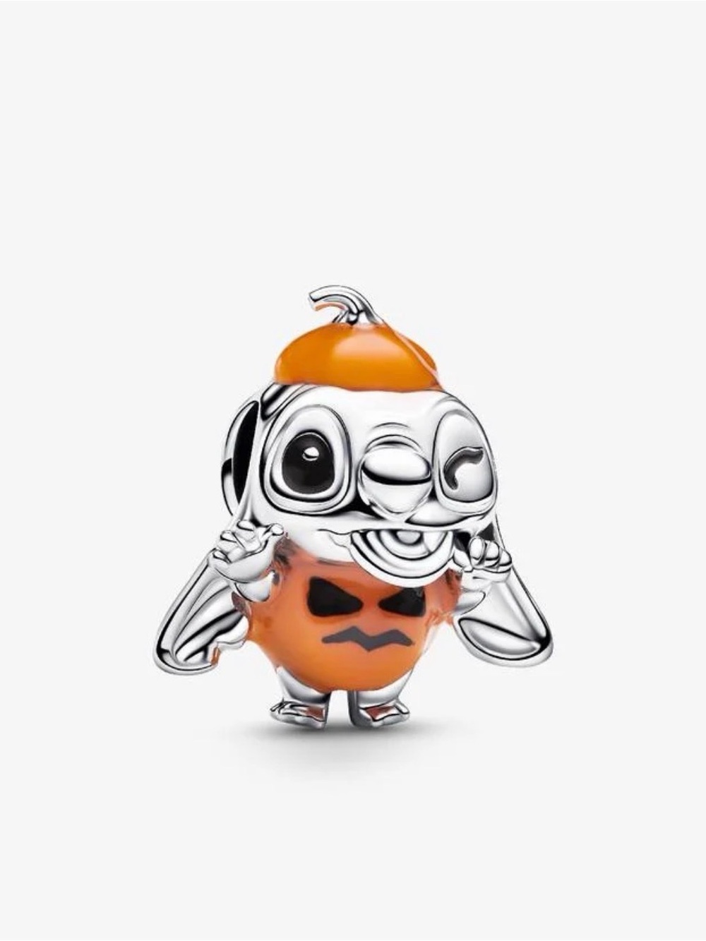 Authentic Pandora Disney Stitch Halloween Pumpkin Charm
